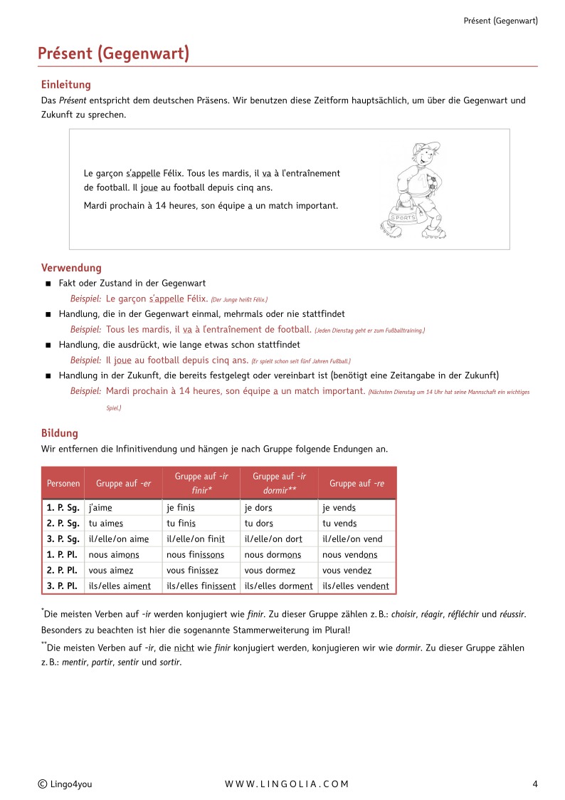 kennenlernen auf französisch konjugieren